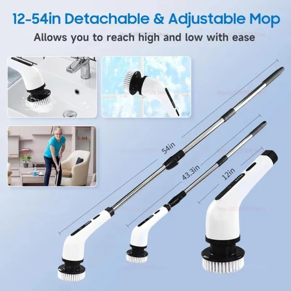 Cordless Spin Scrubber 9-in-1