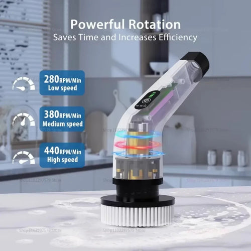 Cordless Spin Scrubber 9-in-1