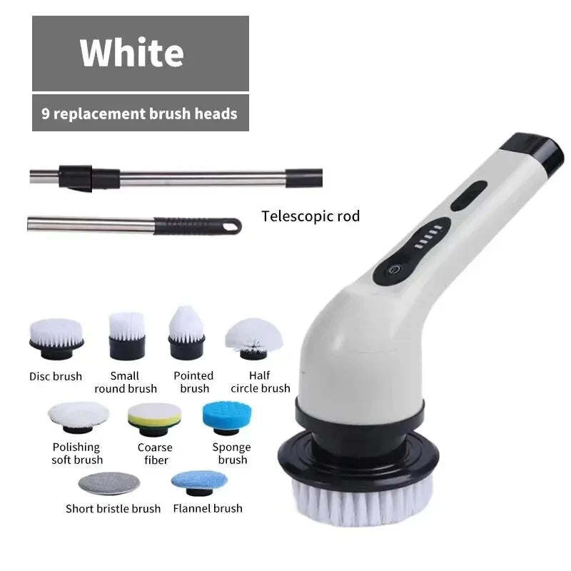 Cordless Spin Scrubber 9-in-1