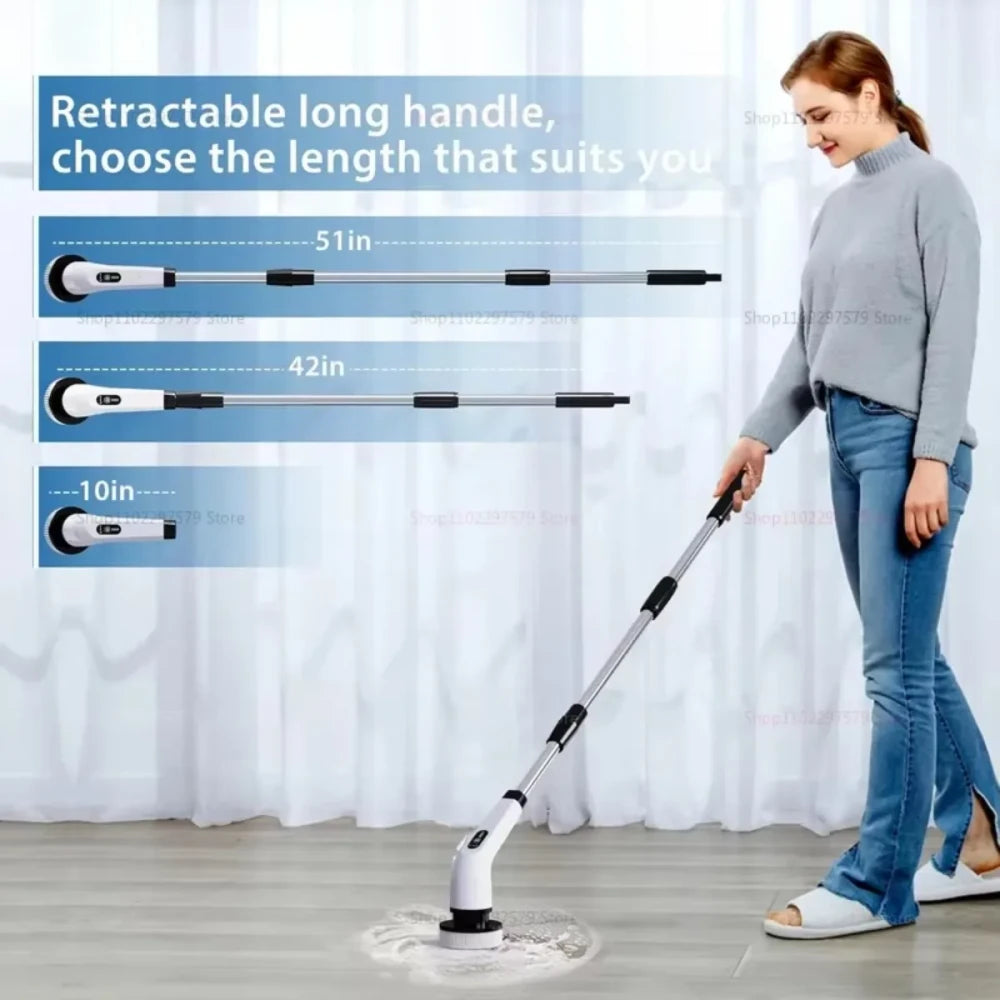 Cordless Spin Scrubber 9-in-1